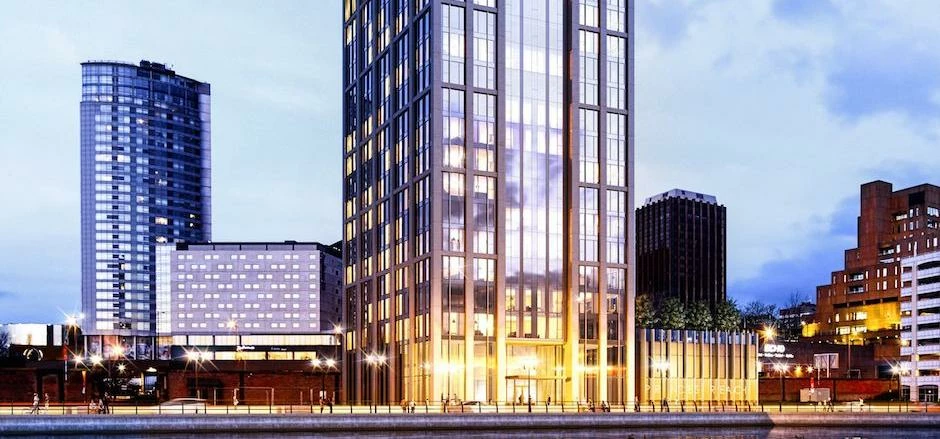 Moda Living's Liverpool Waters tower.