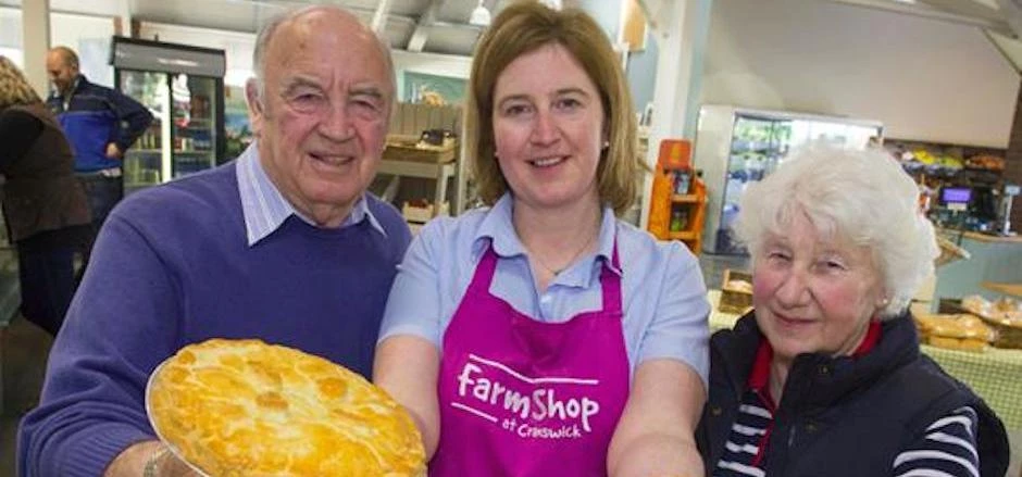 The Farm Shop at Cranswick owners Adrian Fry, Helen Stones and Christine Fry.