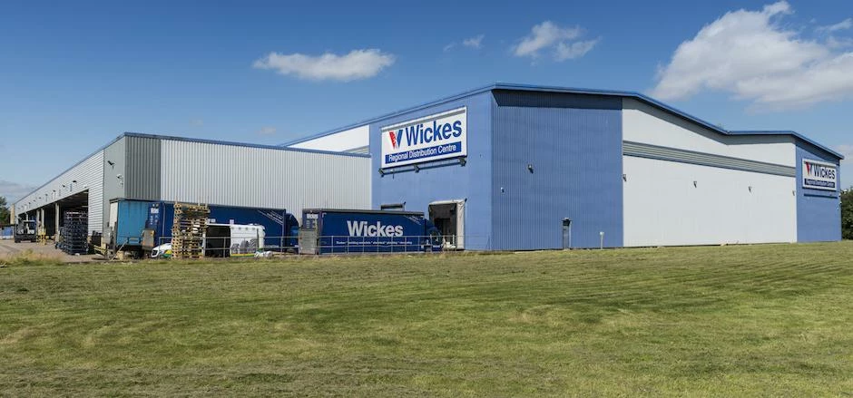 The 111,600 sq ft distribution unit.