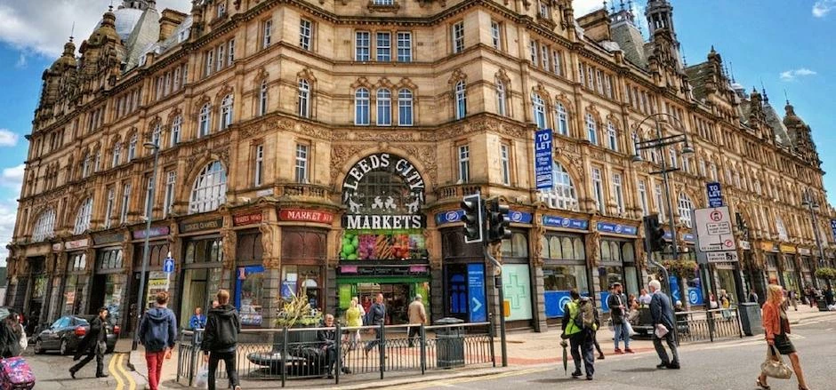 The Grade-I listed Leeming Building. 