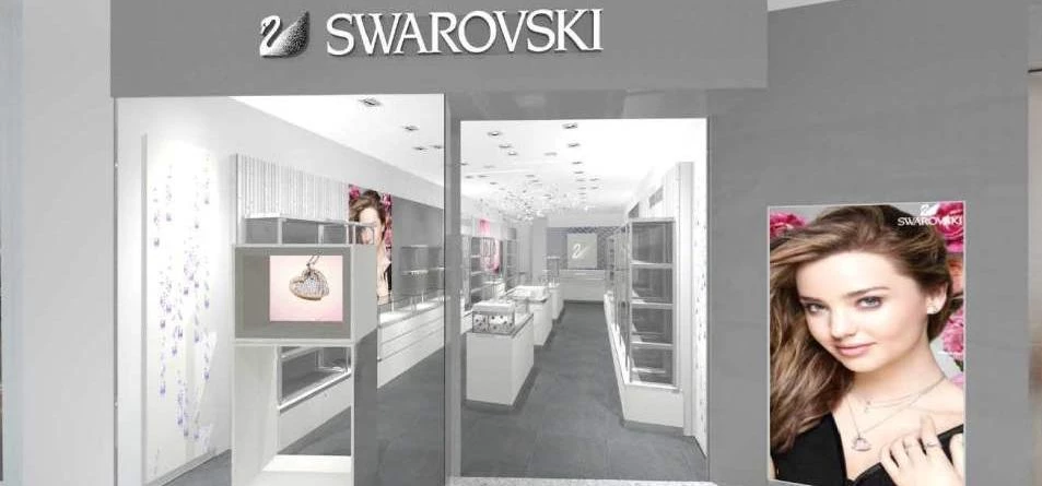 Sparkling appearance - Swarovski store for Preston 