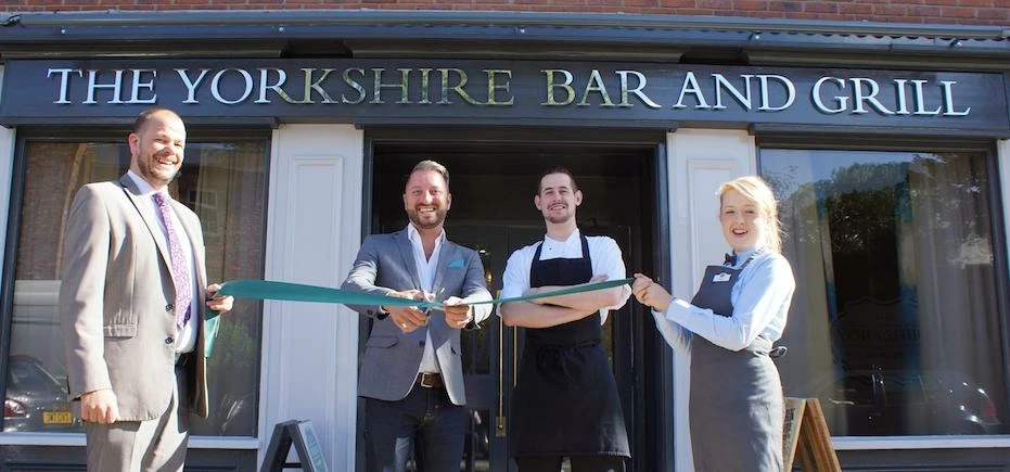 Simon Cornish, food and beverage manager, Graham Usher, general manager, head chef Ben Allnutt and f