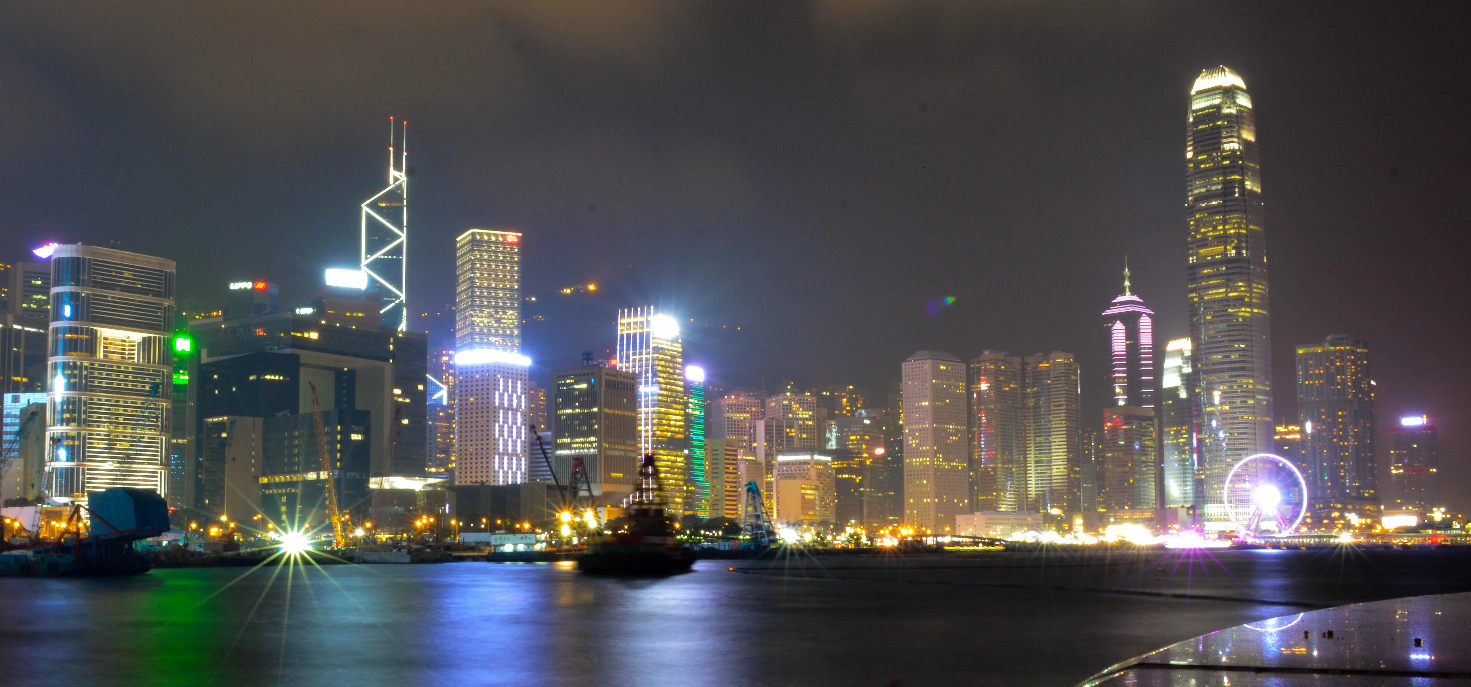 HK skyline from convention center