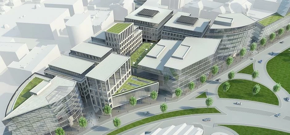 CGI of the £175m mixed use scheme in Sheffield city centre. 