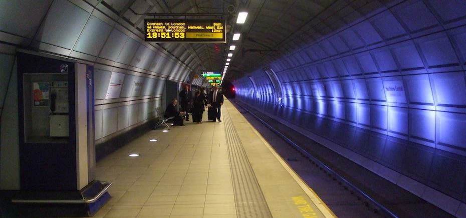 Crossrail platform at Heathrow