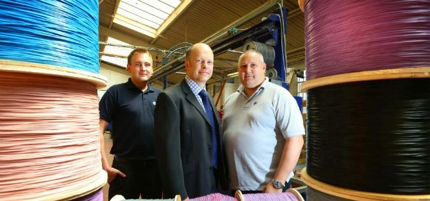 ATAG's business development manager David Hazeldine, David Thomas of NEL and Managing director Andy 