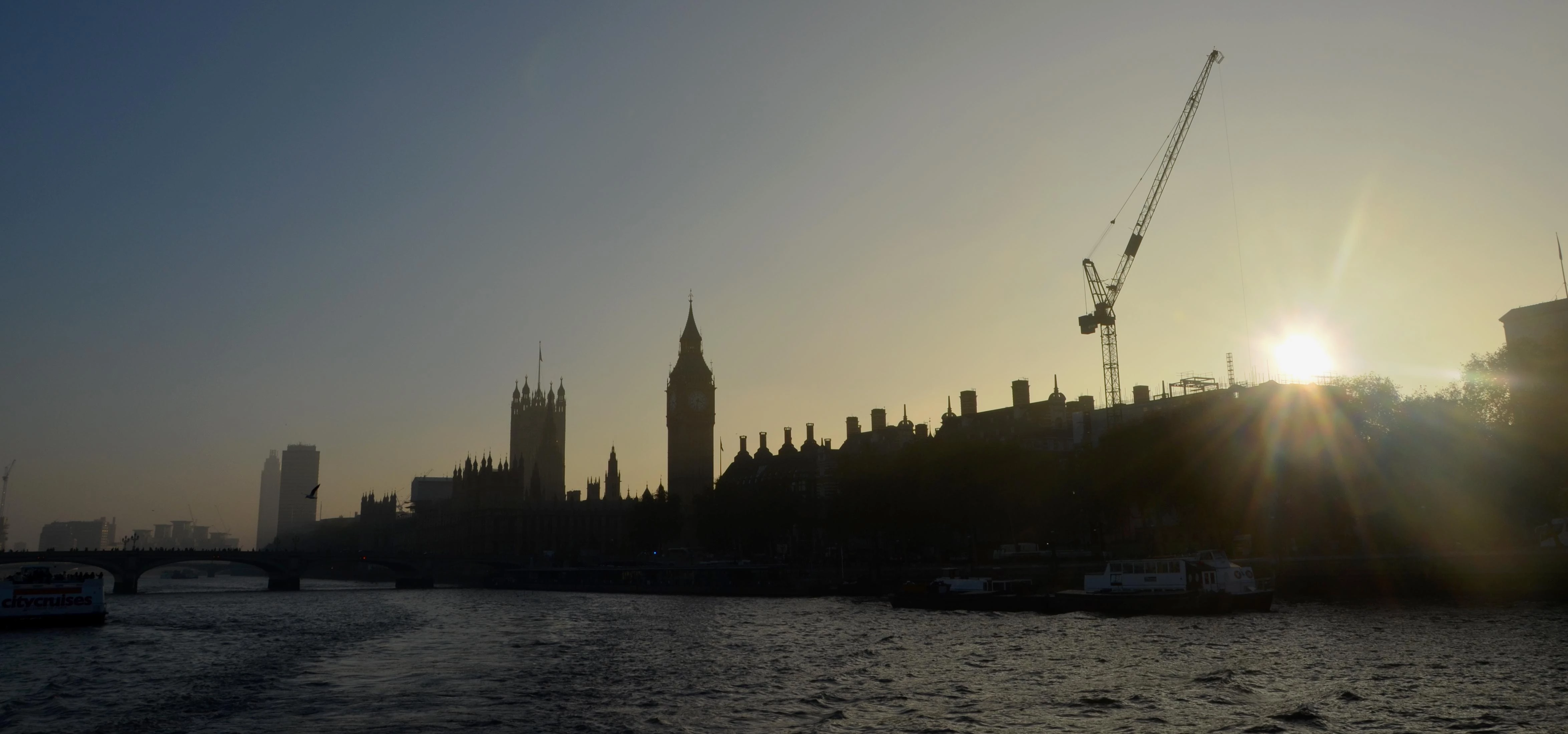 Westminster from the river