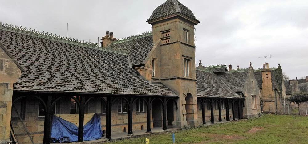 The restored roof on the Welbeck Estate's Poultry House, for which Martin-Brooks has been shortliste