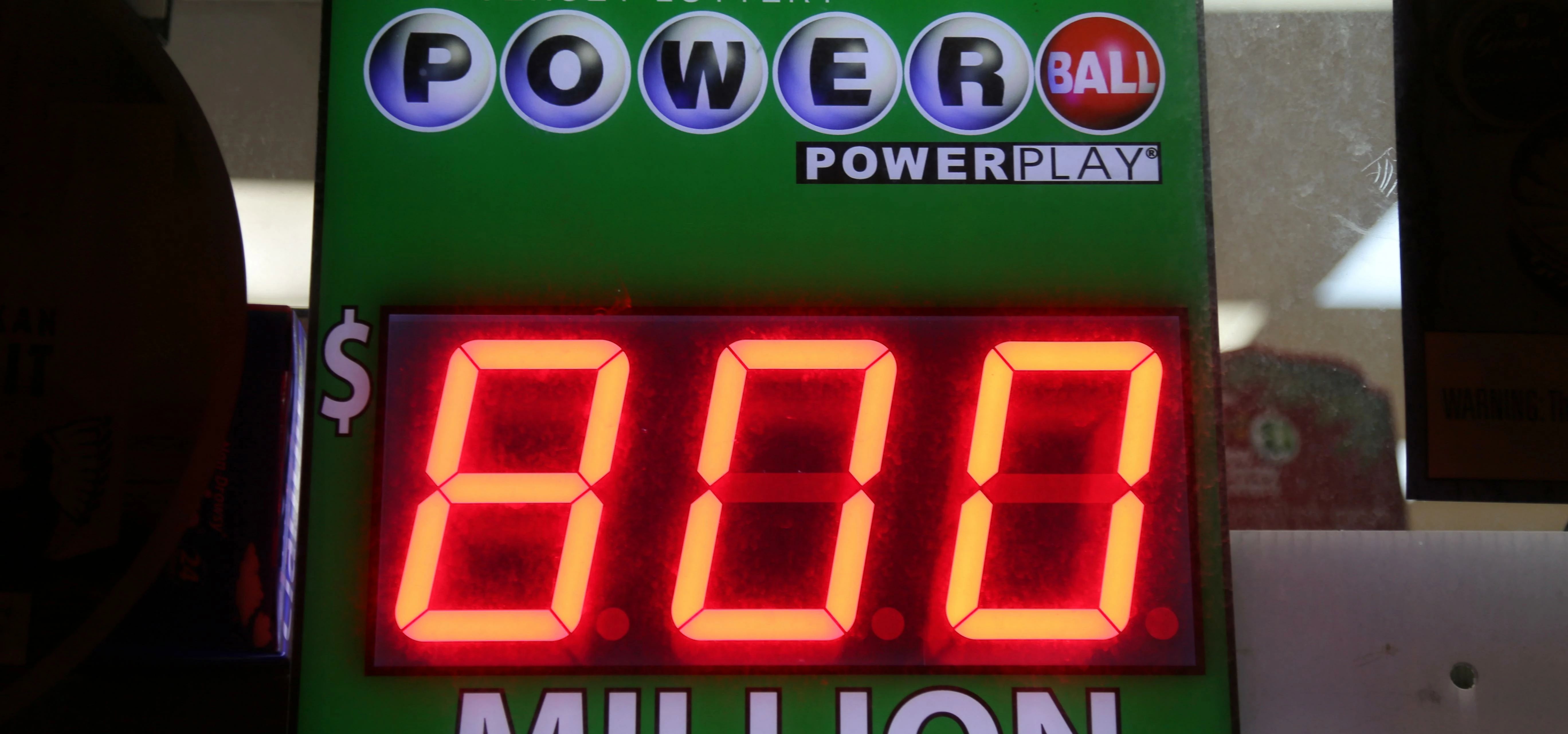 PowerBall jackpot is a whopping $800 million