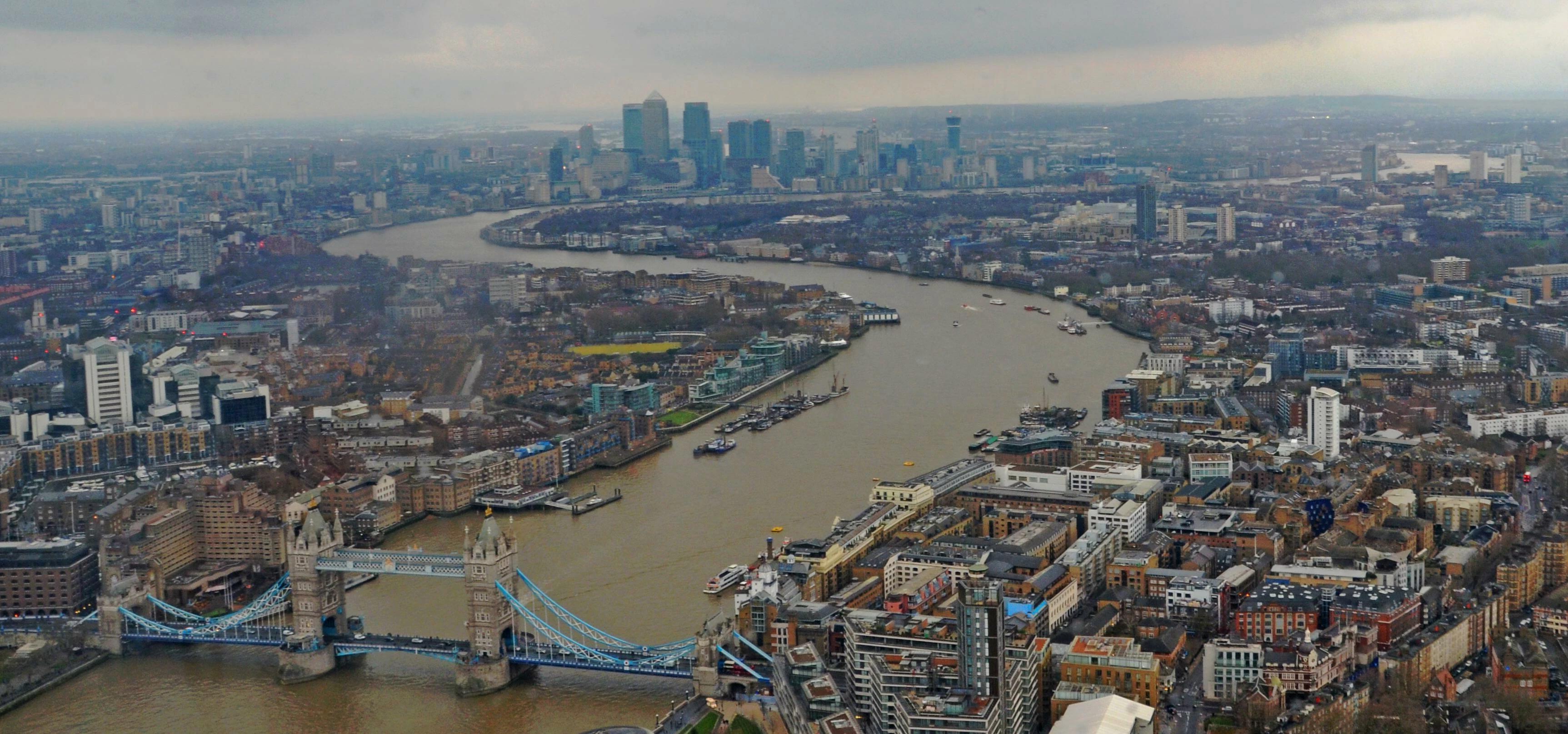 The Thames. from the Shard