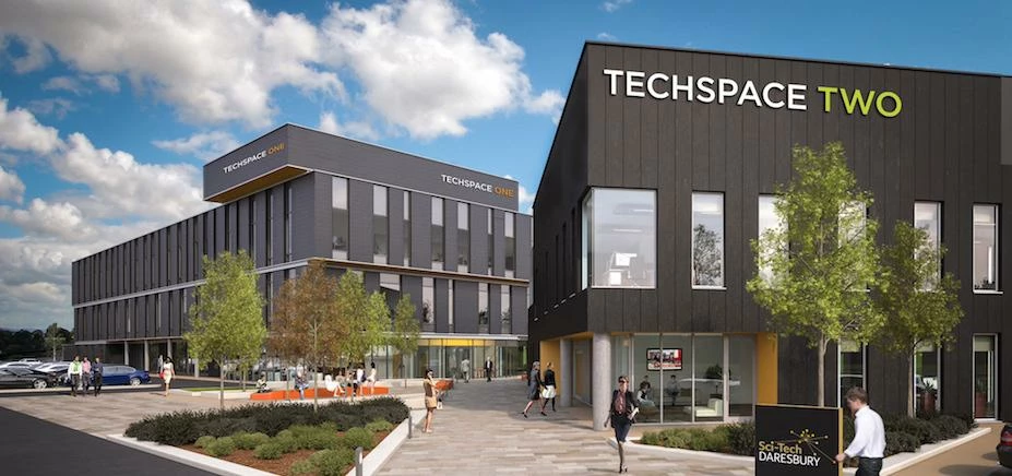 The two buildings will be named Techspace One and Techspace Two.