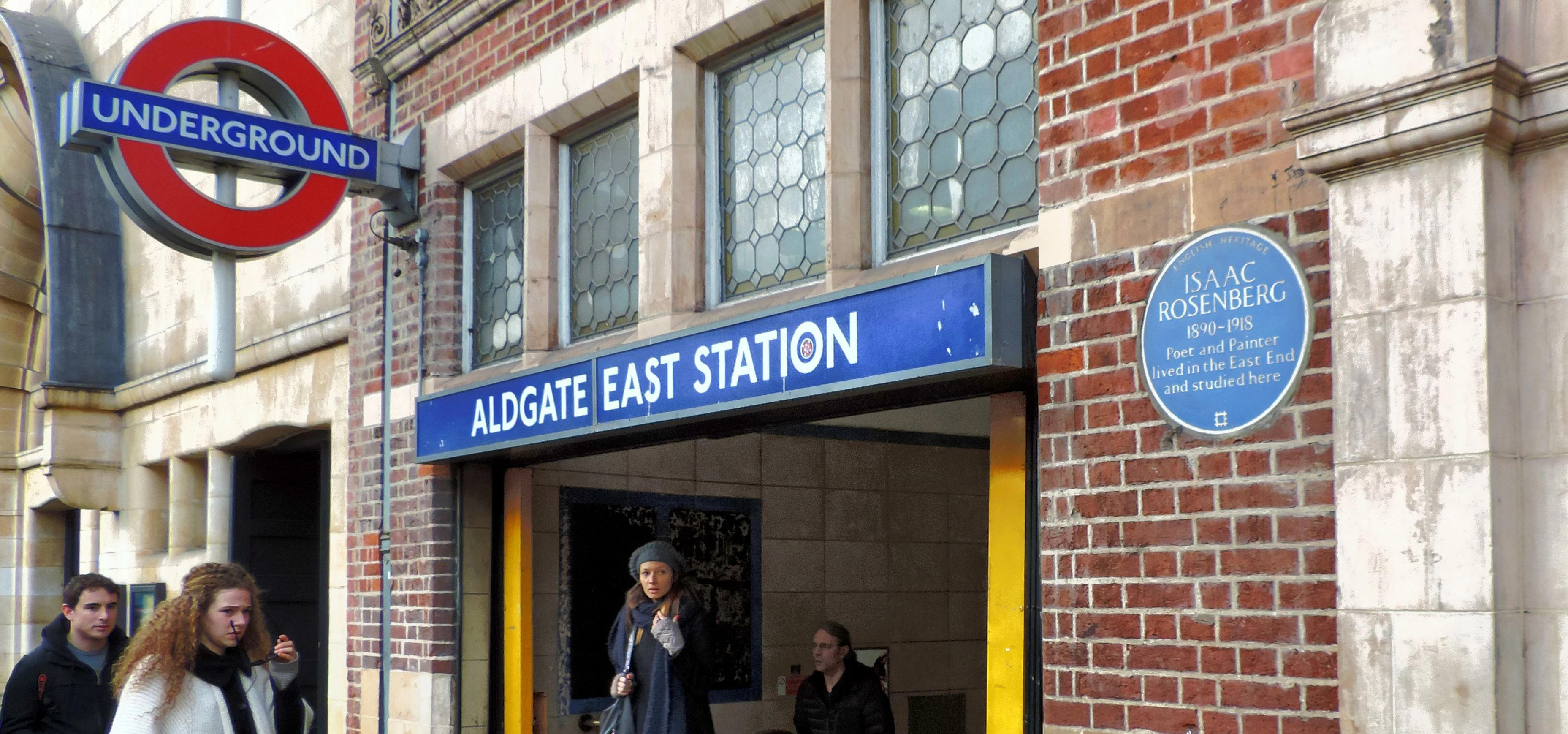 Aldgate East Station and Whitechapel Gallery