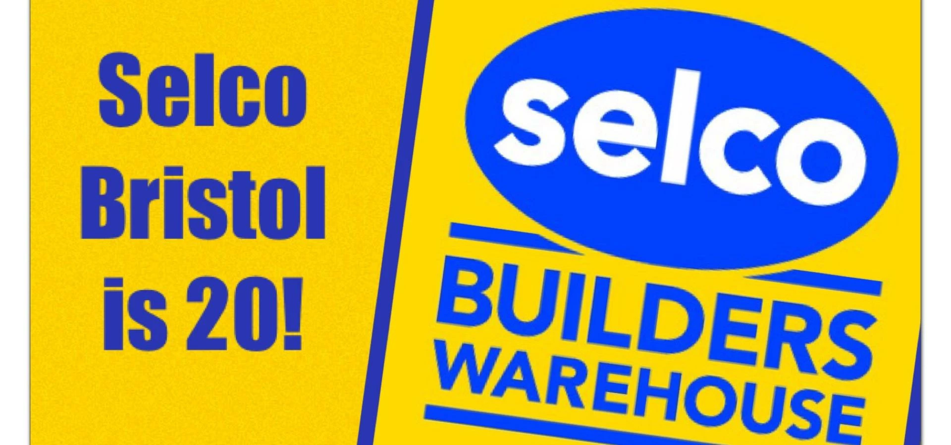 Selco Bristol to celebrate 20th anniversary, giving away £2,000 worth of building materials.