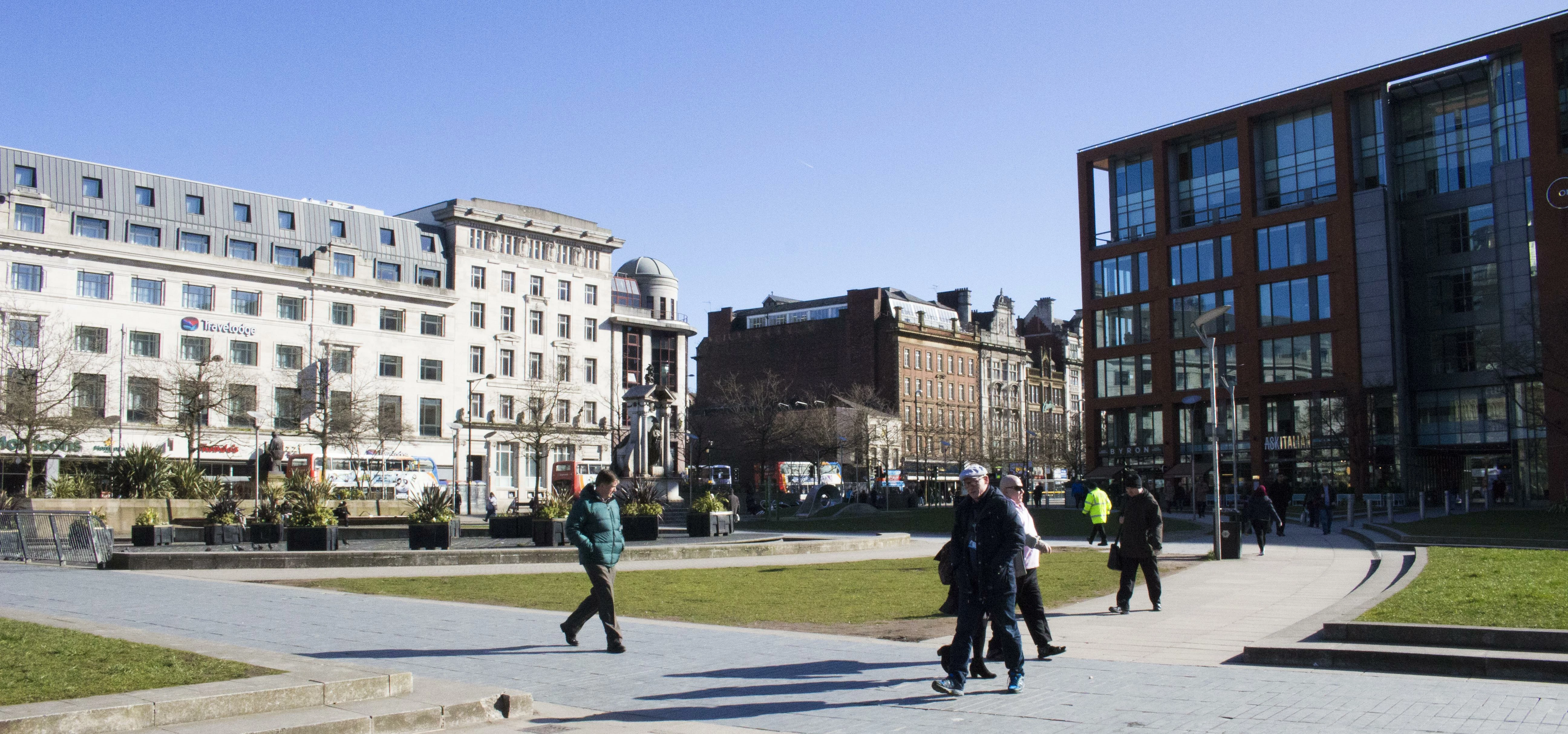 Manchester City Centre Piccadilly Gardens