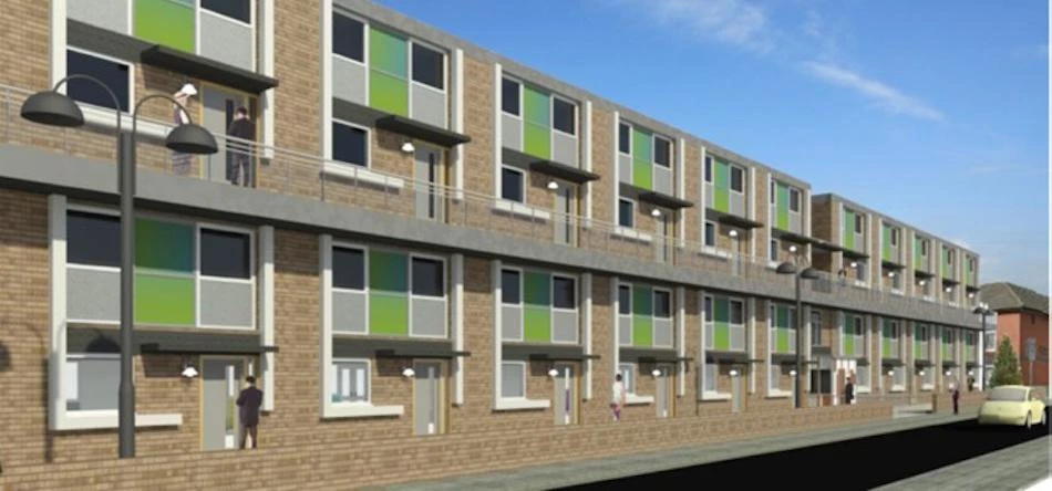 An artist's impression of the new Ailsa House, Salford