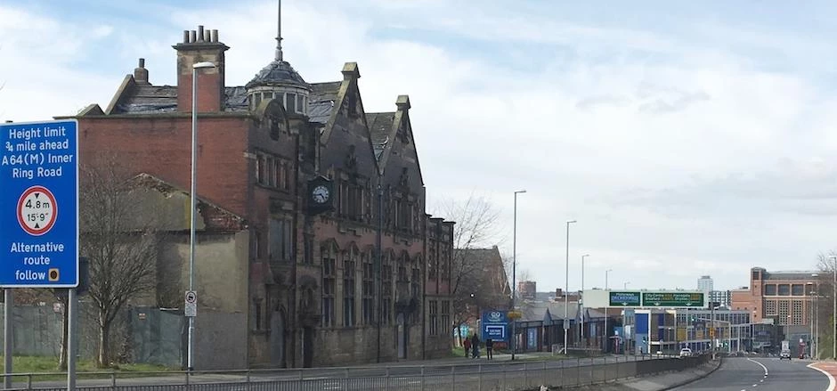 York Road Library building in Richmond Hill, close to Leeds city centre.