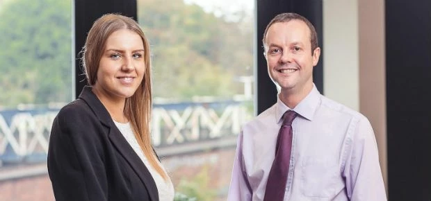 Lucy Dobson and Chris Harvey of Henderson Insurance Brokers