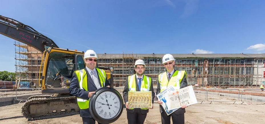 (left to right): Councillor Andy Moorhead, leader of Knowsley Council | Ryan Cullen, Communications