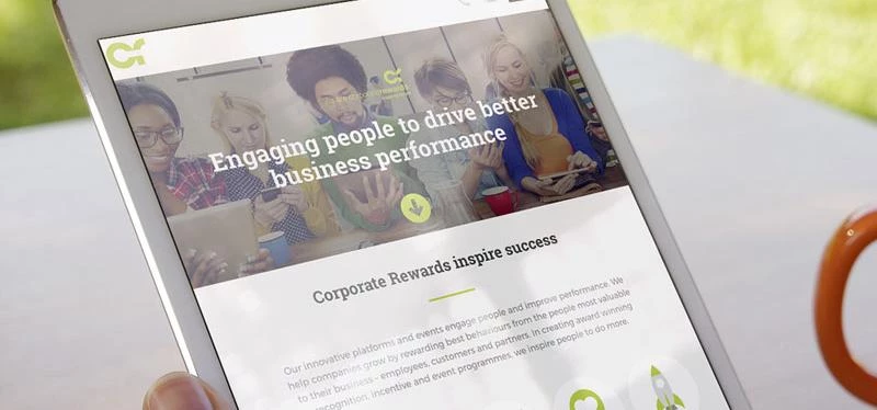The Corporate Rewards fully responsive website