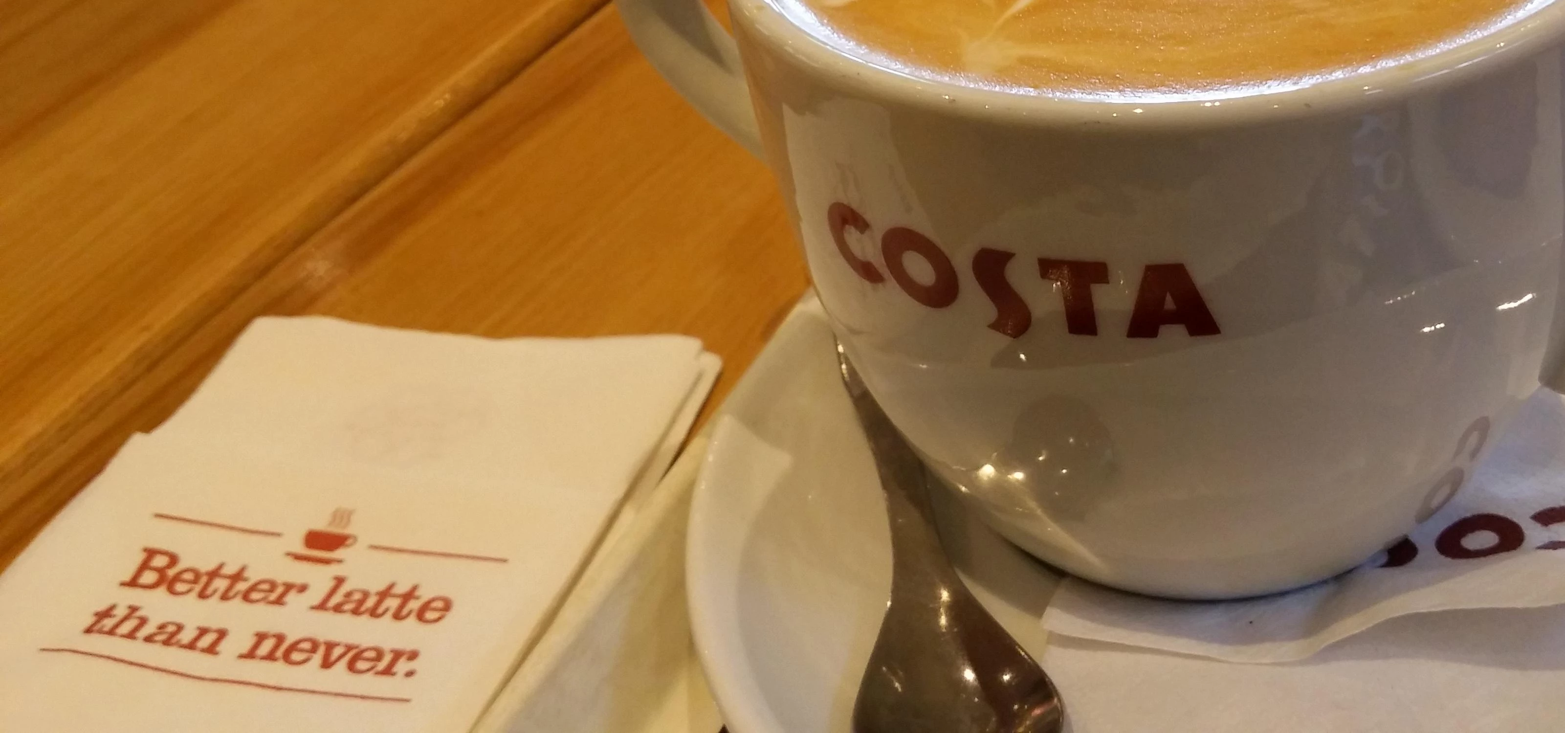Costa - High Street, Henley in Arden - hazelnut latte