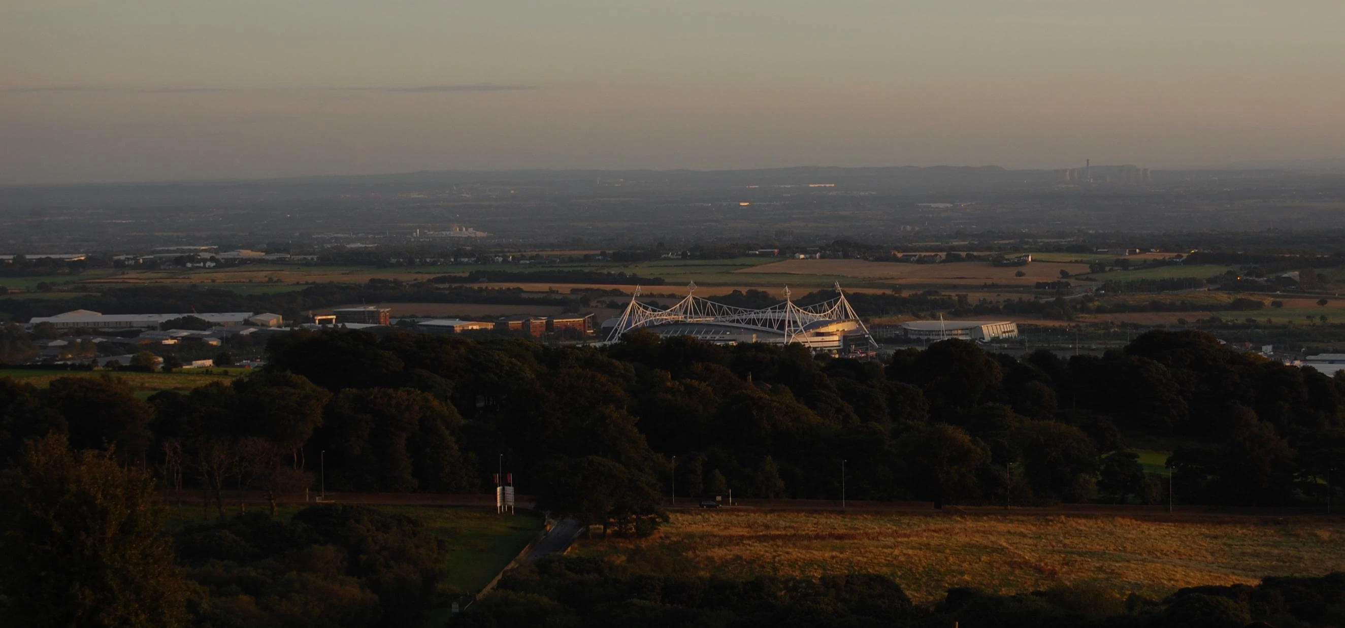 Reebok Stadium from Winter Hill