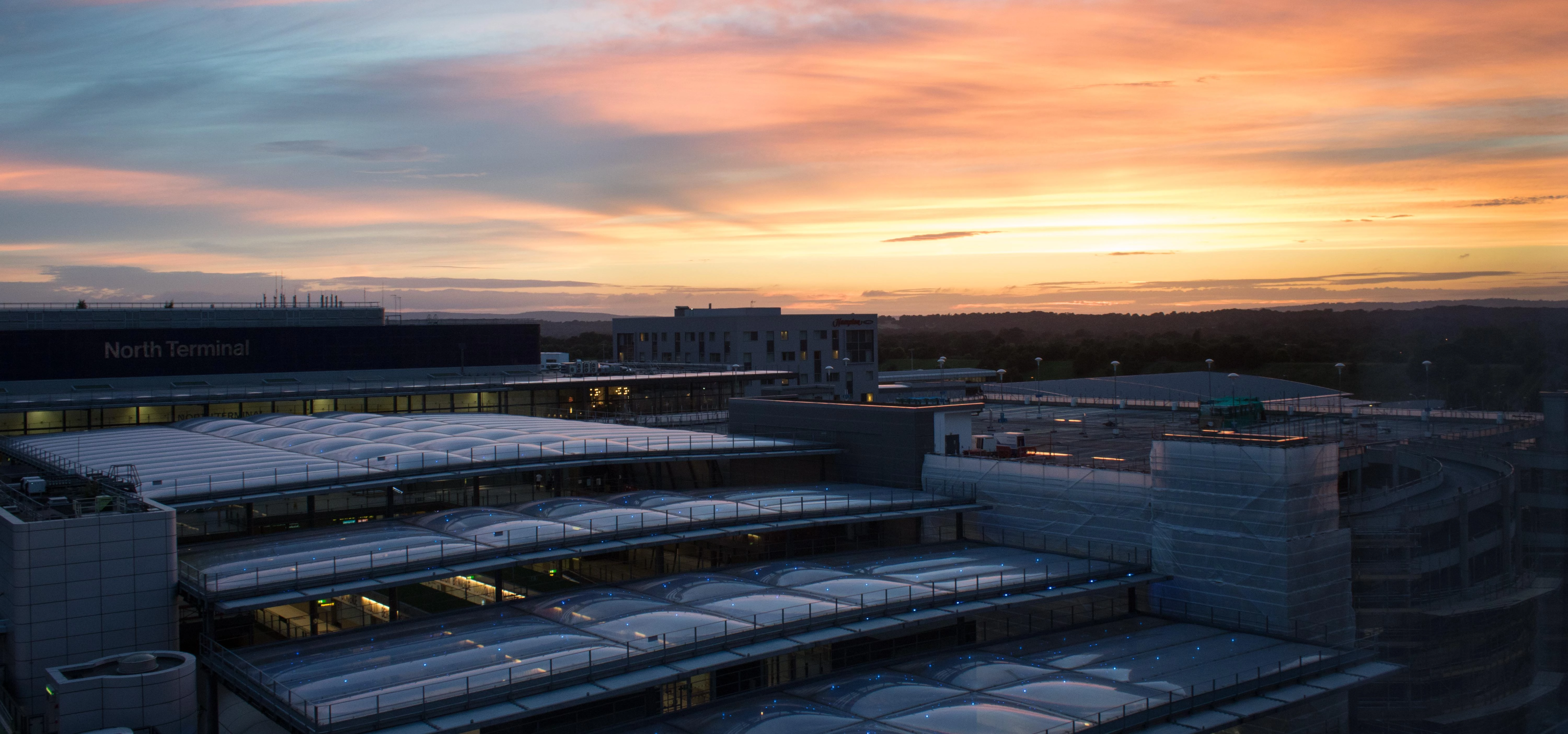 Gatwick sunset
