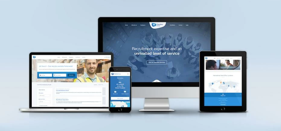 Transline Group's new website.