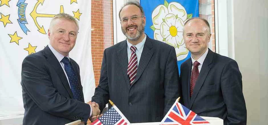 Kevin O’Connor, RSM regional managing partner for Yorkshire and the North East; Stefan Pryor, Rhode