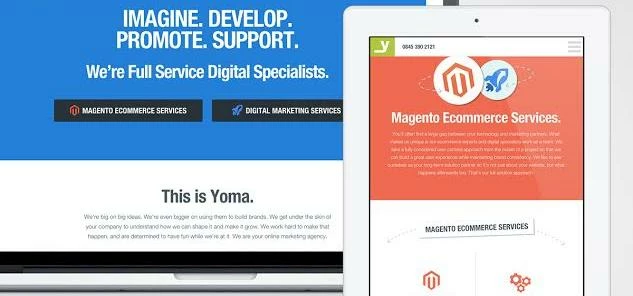Yoma's new website 