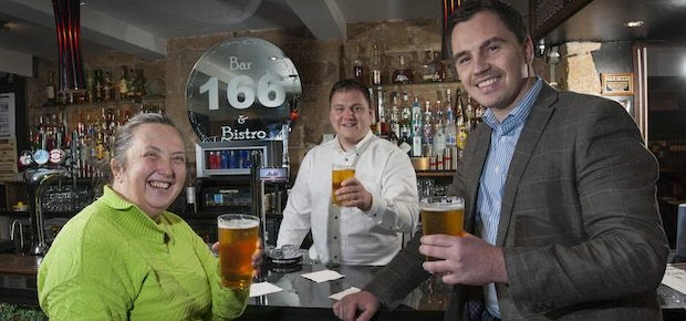 Bar 166 & Bistro, Horsforth, the first business venture for brothers, Matthew and Ben Jones, ten yea