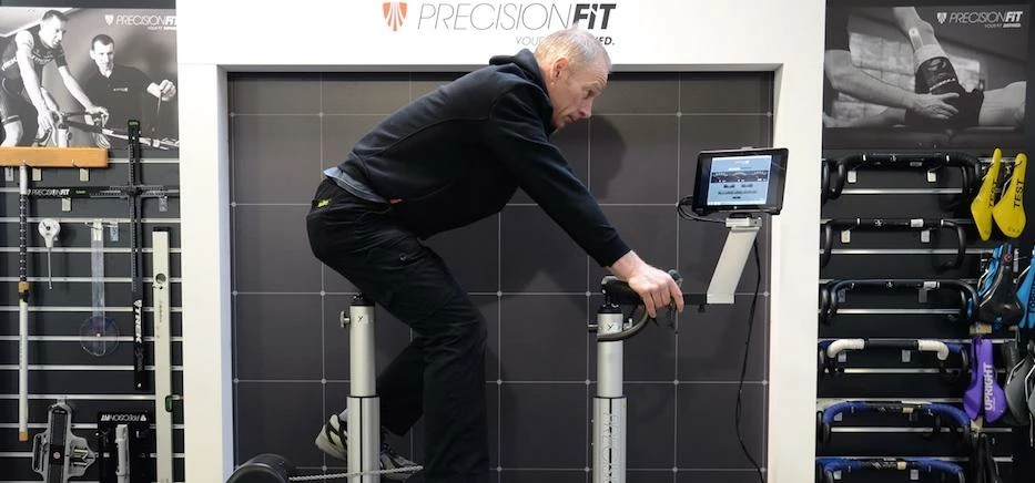 All Terrain Cycles bike fit technician Chris Williams.