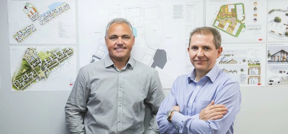 Britcon CEO Shaun Hunt and Paul Clarkson, managing director.