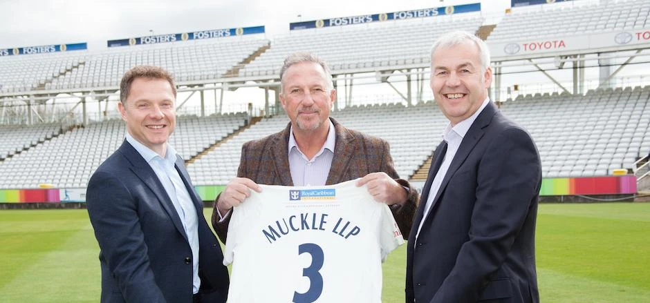 Stephen McNicol, Client and Strategic Development Partner, Muckle LLP joins Sir Ian Botham and Durha