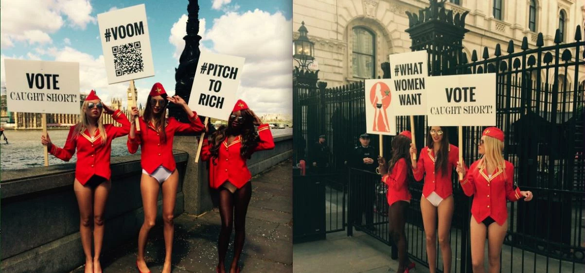 Underwear business Caught Short! ® at 10 Downing St - Richard Branson's Pitch to Rich Competition