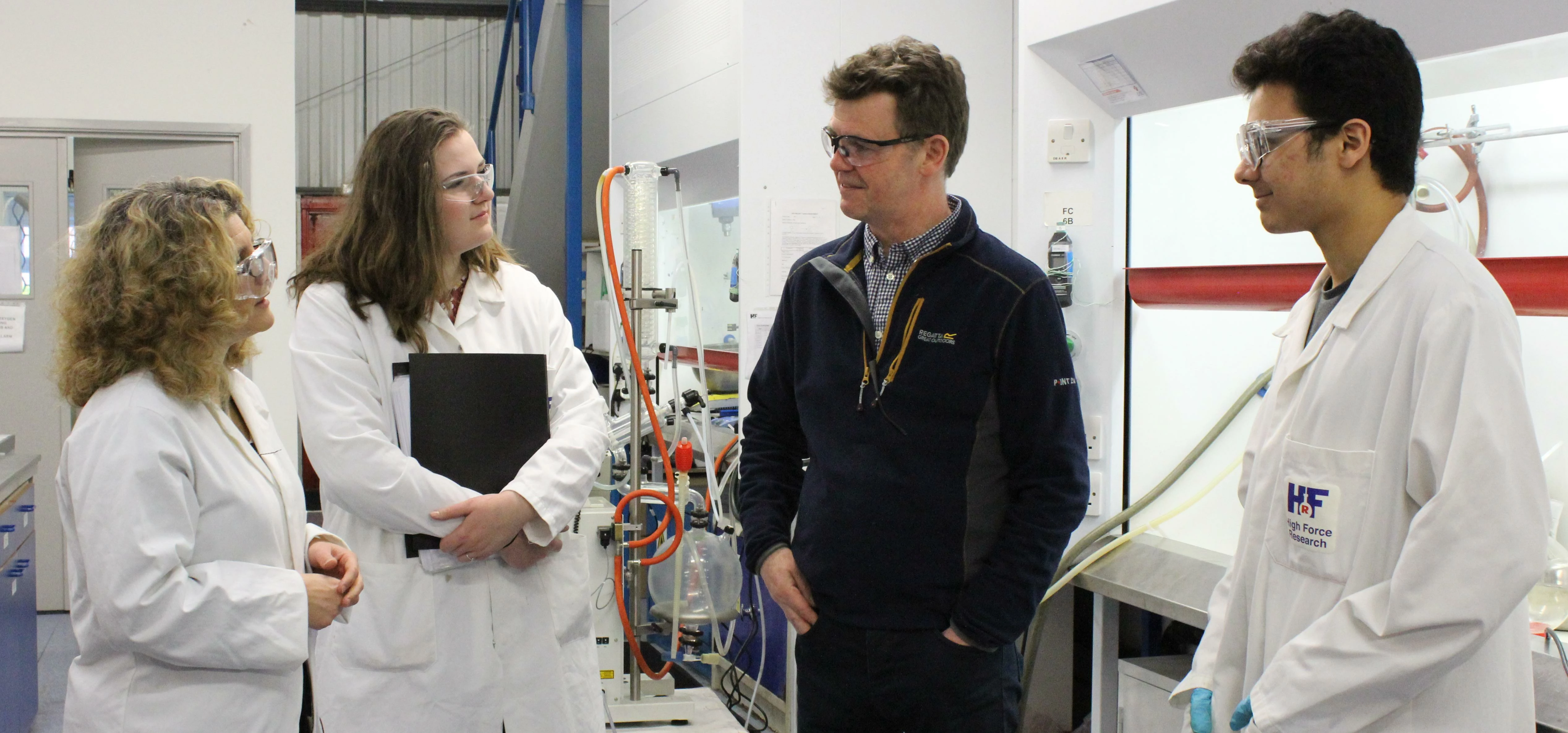 Royal Society of Chemistry director, Clare Viney, spends day as apprentice to celebrate National App