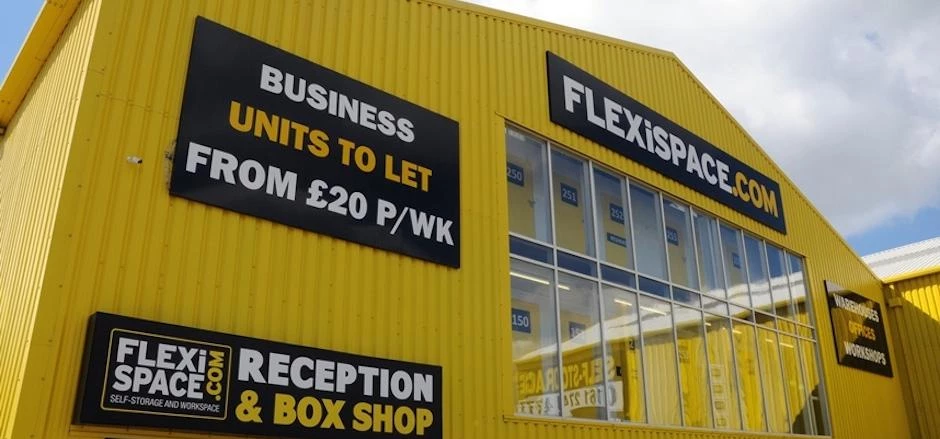 FLEXiSPACE Self-Storage and Workspace helps businesses that need to rent space or offices.