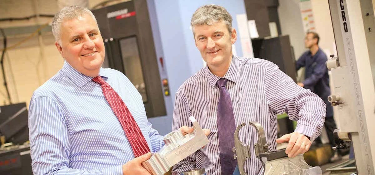 L-R: Lattimer UK MD Mark Hailwood with Lattimer Holdings CEO Stephen Waterhouse