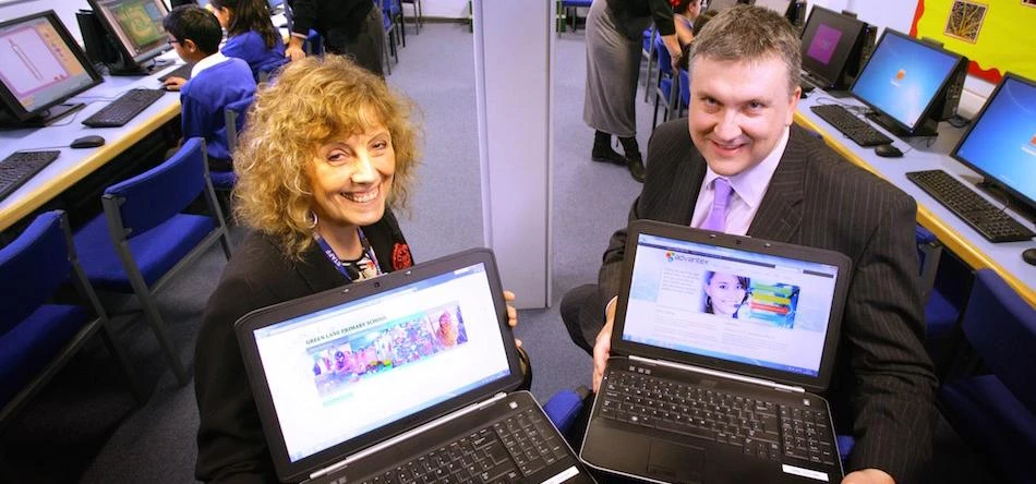 Advantex’s John Prescott (right) says the firm has secured £500,000 worth of new work in the educati
