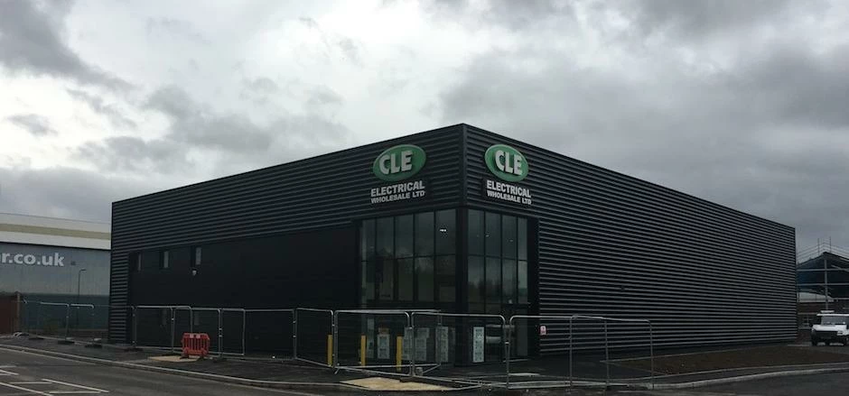 Sheffield’s CLE Electrical Wholesale Ltd's new premises at Newhall Business Park.