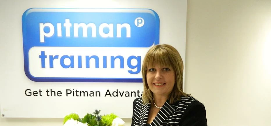Clare Lister, Pitman Training’s managing director. 