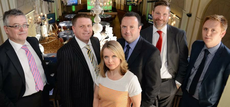 (L-R) Rhys Herbert, Leigh Taylor, Louise Allcroft, Graham Lowes, Simon Crosby, Jonathan Leonard