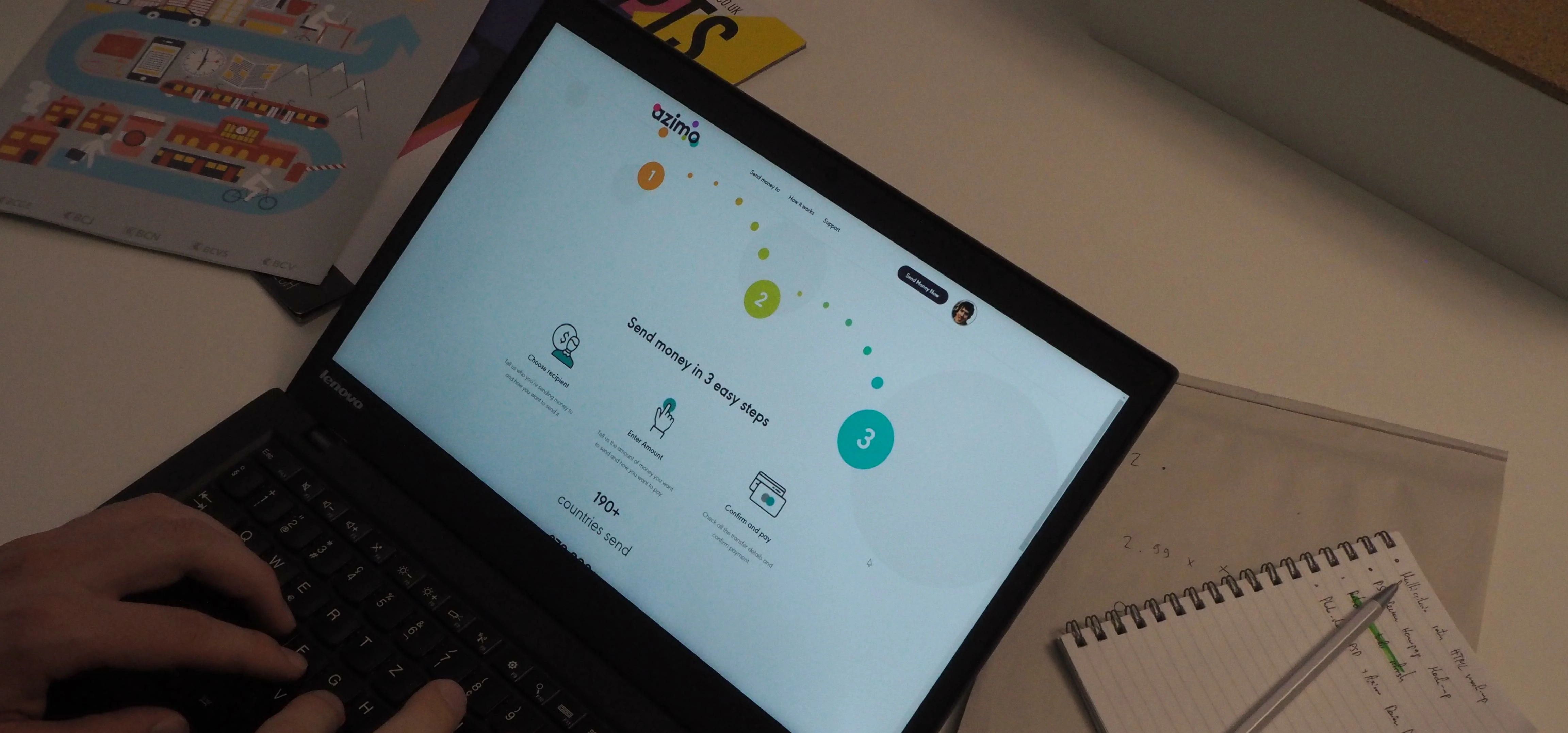 Azimo - Website