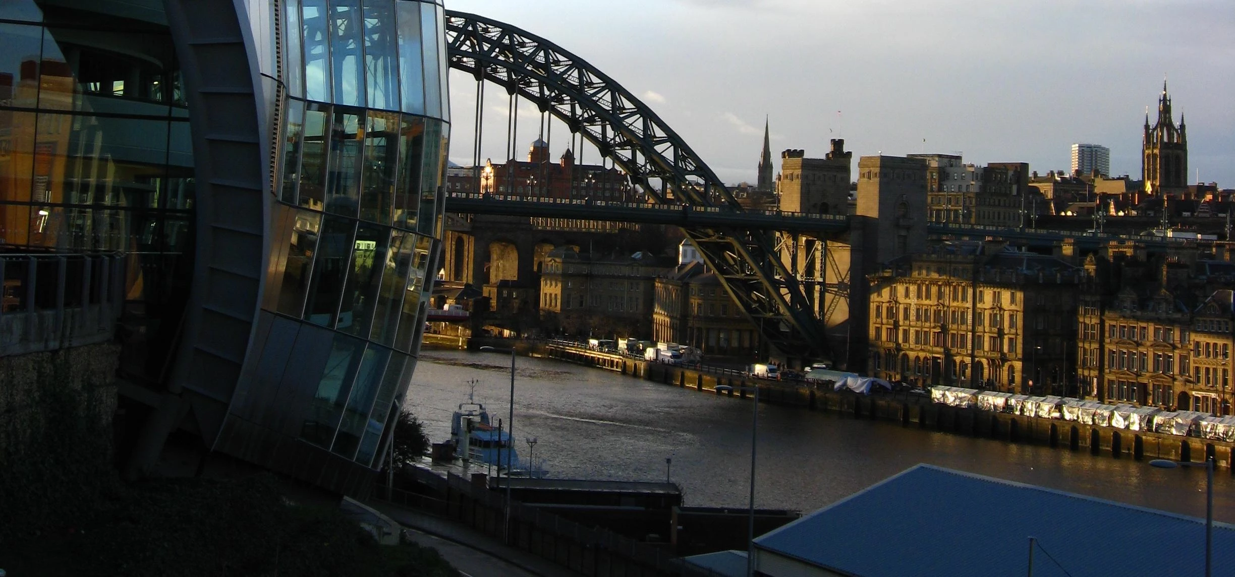 The Sage and the Tyne Bridge - Newcastle Gateshead Quayside