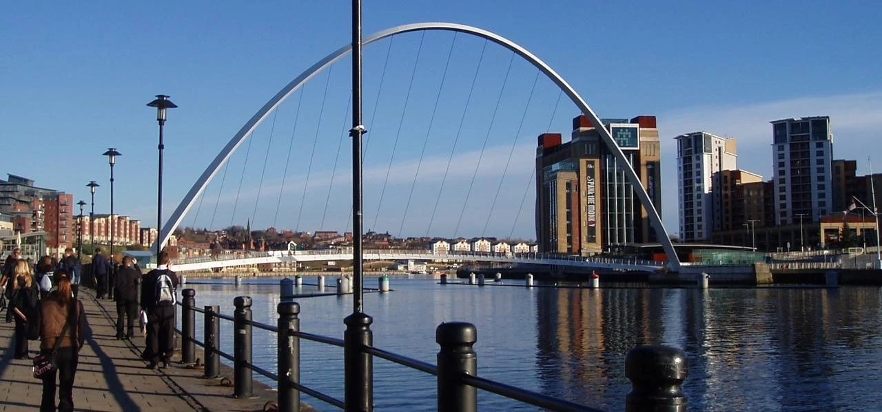 Millennium Eye Bridge - Newcastle Gateshead Quayside