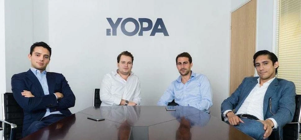 YOPA founders Andrew Barclay, David Jacobs, Dan Attia and Alistair Barclay.