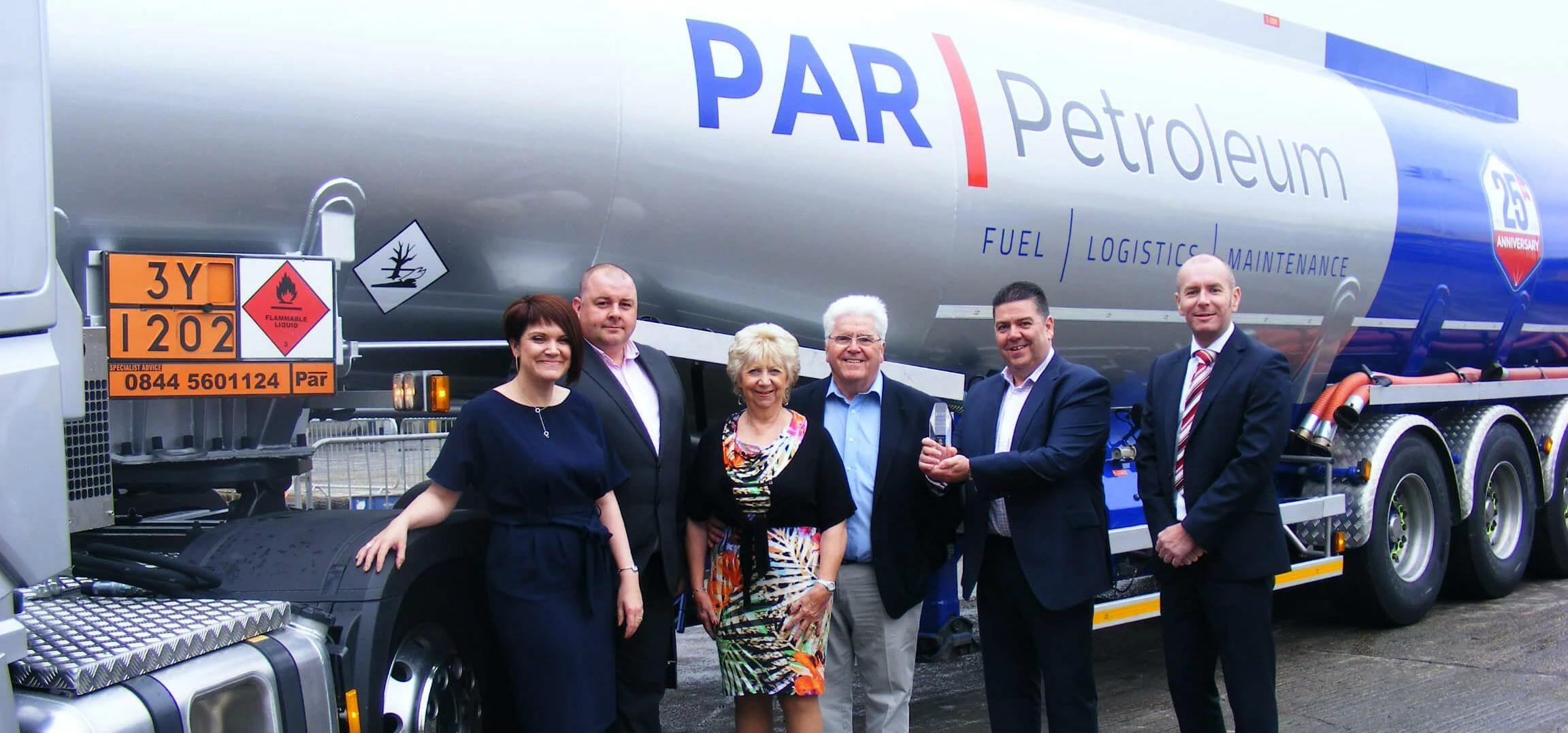 The Par Petroleum team Leanne Hardy, Stuart Hardy, Carol Roy-Toole, Peter Roy-Toole, Simon Roy-Toole