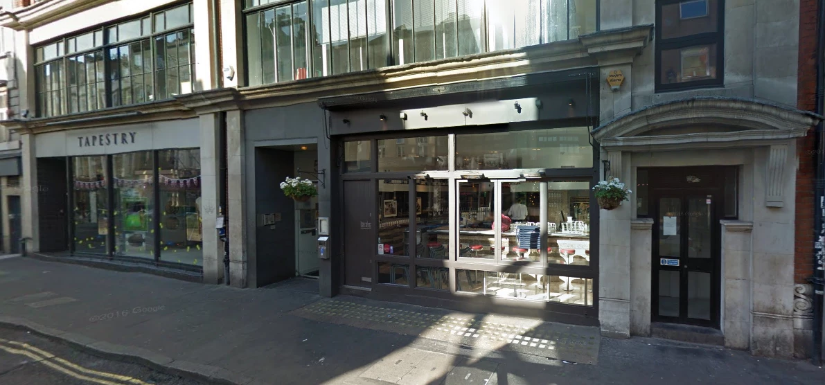 The former Barrafina site in Soho which is set to become The Test Kitchen in May.