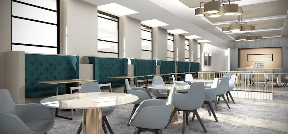 Inside the Clubhouse at St. James’s Square.
