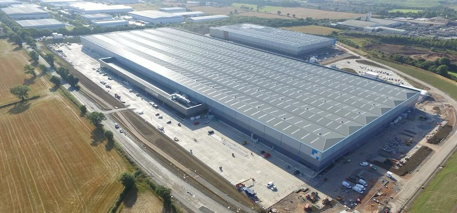 The one million sq ft distribution centre handed over by Projex.