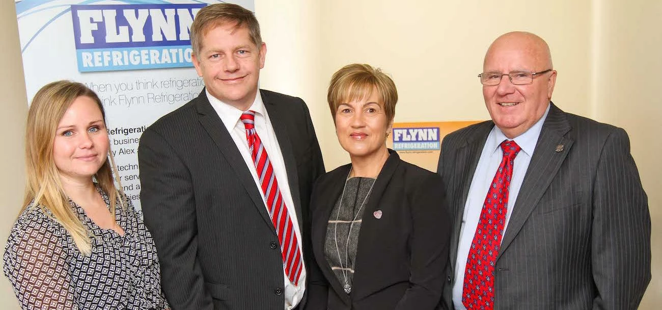 L-R: Danni Dixon, Carolyn Flynn, Alex Flynn and Grahame Nelson
